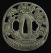 Chrysanthemum Tsuba Antiqued Finish (OH2239)