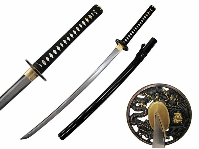 Masahiro Damascus Sword Dragon Tsuba