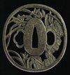 Orchid Tsuba Antiqued Finish(OH2244)