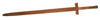 Drewniany miecz treningowy dwuręczny (1607)